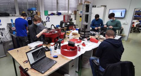 Busy in our Mechanical Workshop